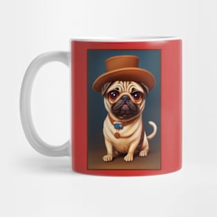 Pug with a style Mug